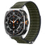 Spigen WBF0 dirželis, skirtas Samsung Galaxy Watch Ultra 47mm – žalias
