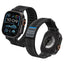 Spigen WBF0 dirželis, skirtas Apple Watch 44/45/46/49 mm – juodas