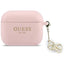 Guess Silikoninis 4G Charm Dėklas, skirtas AirPods Pro 3 Pink -- Cell phone cases and covers
