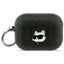Karl Lagerfeld Monogram Choupette galvos dėklas, skirtas AirPods Pro 3 - Black