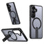 Hybrid Armor X dėklas, skirtas Samsung Galaxy A57, su stovu, suderinamas su MagSafe - juodas -- Samsung Galaxy A57