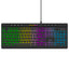 Wozinsky WKG-1044 Nešiojamoji membranininė žaidimų klaviatūra su šviesos efektu - juoda -- Gaming Accessories