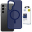 3mk Smoke MagCase, skirtas Samsung Galaxy S25 – mėlynas permatomas