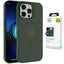 3mk Smoke MagCase, skirtas iPhone 16 Pro Max – žaliai permatomas