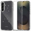 Tech-Protect FlexAir dėklas, skirtas Samsung Galaxy S26+ – skaidrus ir blizgantis -- Samsung Galaxy S26+