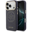 Guess Perforuotas 4G MagSafe dėklas, skirtas iPhone 17 Pro Max - blue