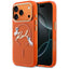 Karl Lagerfeld IML Choupettes Karl Script Logo MagSafe dėklas iPhone 17 Pro Max - Oranžinė -- iPhone 17 Pro Max