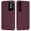 Tech-Protect Piniginės dėklas, skirtas Samsung Galaxy S26+ – Burgundija -- Samsung Galaxy S26+