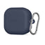 Tech-Protect silikoninis kabliuko dėklas, skirtas Samsung Galaxy Buds 4/4 Pro – tamsiai mėlynas -- Samsung Galaxy Buds 4...