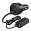 Orico ChargeClip 108W automobilinis įkroviklis 2x USB-A + 4x USB-C su segtuku - juodas -- Car chargers