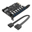 Orico PVU3 PCI-E 7x USB 3.0 Išplėtimo kortelė staliniams kompiuteriams - Juodas -- Uncategorized