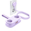 Orico AP3 20W GaN 5in1 maitinimo šakotuvas 2x AC + 2x USB-A + 1x USB-C – violetinis -- Cell phone cables