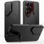 Tech-Protect Kevlar Aura MagSafe Dėklas, skirtas Samsung Galaxy S26 Ultra - Black and Orange -- Samsung Galaxy S26 Ultra