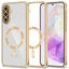 Tech-Protect MagFlex MagSafe Dėklas, skirtas Samsung Galaxy A37 5G - Transparent Gold -- Samsung Galaxy A37 5G
