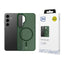 3mk Smoke MagDėklas, skirtas Samsung Galaxy S24 - Green-Translucent