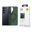 3mk Smoke MagDėklas, skirtas Samsung Galaxy S25 Ultra - Green-Translucent -- Samsung Galaxy S25 Ultra