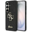 Guess Fixed Glitter Big 4G Metal Logo dėklas Samsung Galaxy S26 - juodas -- Samsung Galaxy S26