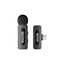 BOYA BY-V10 V2.0 Belaidis mikrofonas 2.4GHz - juoda -- Microphones