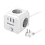 Wozinsky WKZ-3B Maitinimo kubas 3x AC 2x USB-A 1x USB-C 4000 W su 1,8 m kabeliu - balta -- Cell phone cables