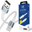 3mk Hyper Cable N-SERIES USB-A / Lightning 1m QC 3.0 5V/2.4A 12W - baltas -- Cell phone cables