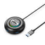 Orico YXR5-U3 RGB USB Hub 4 prievadų USB-A 3.0 su SD ir microSD kortelės skaitytuvu 1.8m - Juoda -- USB Hubs