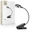 Tech-Protect LL100 belaidė lempa su spaustuku + USB-A / USB-C laidas 30 cm - juoda -- Cell phone cables