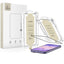 Tech-Protect Quick Set AR+ atspindžius mažinantis apsauginis stiklas Samsung Galaxy S26 Ultra - Juodas -- Samsung Galaxy...