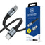 3mk Hyper Cable N-SERIES USB-C / USB-C 1.5m PD 3.0 QC 3.0 20V / 5A 100W - juodas -- Cell phone cables