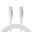 Joyroom S-A62 Lively Series 60W USB-C - USB-C kabelis 1,2m - balta -- Cell phone cables