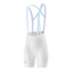 Rockbros YDDK017-1 TVI Moterų dviračio šortai su nertimi ir pamušalu Dydis M - Balti -- Cycling Shorts & Bib Shorts