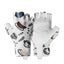 Rockbros S389 moterų trumpi smūgio sugeriantys dviračio pirštinės L - Balta -- Bicycle Gloves
