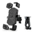 Rockbros HW-117 Vairo žiabinto telefono laikiklis - juoda ir pilka -- Cell phone holders