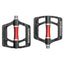 Rockbros 2020-12CBK Platforminiai aliuminio dviračio pedalai - juodas -- Cycling Accessories