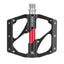 Rockbros 2020-12BBK platforminiai aliuminio dviračio pedalai - Juodi -- Cycling Accessories