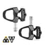 Rockbros RD9 SPD anglies pluošto ir titano lydinių pedalų - juodi -- Bicycle Cleats