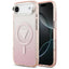 Guess IML Gradient Triangle Logo MagSafe dėklas iPhone Air - rožinis -- iPhone Air