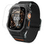 Spigen Lite Fit Pro dirželis + grūdintas stiklas ekranui, skirtas Apple Watch Ultra 49 mm – juodas -- Apple Watch Ultra 49mm