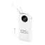 Dudao K13 10000mAh Powerbank su integruotu kabelu - Balta -- Powerbanks