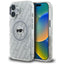 Karl Lagerfeld IML Karl Head Logo MagSafe dėklas iPhone 16 - Pilkas -- iPhone 16