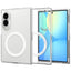 Spigen AirSkin MagFit MagSafe dėklas Samsung Galaxy Z Fold 8 - Skaidri ir balta -- Samsung Galaxy Z Fold 8