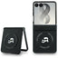 Karl Lagerfeld Karl&Choupette Pins MagSafe dėklas Samsung Galaxy Z Flip 8 - juodas -- Samsung Galaxy Z Flip 8