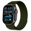 Tech-Protect Nylon Sport Band for Apple Watch 44 / 45 / 46 / 49 mm - Tamsi žalia -- Apple Watch