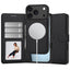 Tech-Protect Wallet MagSafe dėklas skirtas iPhone 17 Pro / 18 Pro - matinis juodas -- iPhone 17 Pro / iPhone 18 Pro