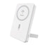 Magnetinis powerbank Dudao K14S+ 10000mAh 22.5W USB-A + USB-C suderinamassu MagSafe su stovu - baltas -- Powerbanks