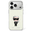 Karl Lagerfeld IML Ikonik Sketch Print MagSafe dėklas iPhone 17 Pro / 18 Pro - Béžas -- iPhone 17 Pro / iPhone 18 Pro