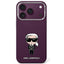 Karl Lagerfeld Smooth Ikonik Sketch MagSafe dėklas iPhone 18 Pro / 17 Pro - tamsiai raudona -- iPhone 17 Pro / iPhone 18 Pro