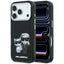 Karl Lagerfeld Smooth Karl & Choupette Bodies Sketch MagSafe dėklas iPhone 18 Pro / 17 Pro - Juodas -- iPhone 17 Pro /...