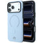 Mercedes Leather 3D MagSafe dėklas iPhone 18 Pro Max / 17 Pro Max - Mėlynas -- iPhone 18 Pro Max / iPhone 17 Pro Max