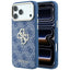 Guess 4G ir Big Strass logotipo dėklas iPhone 18 Pro / 17 Pro - mėlynas -- iPhone 18 Pro / iPhone 17 Pro