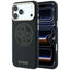 Guess Perforated 4G Gold Logo MagSafe dėklas iPhone 17 Pro Max / 18 Pro Max - Juodas -- iPhone 17 Pro Max / iPhone 18 Pro Max
